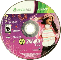 Zumba Kids PAL Xbox 360  box art